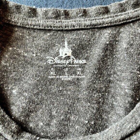 Minnie Mouse Disney Scoop Neck Gray T-Shirt | Women's Size Large - Picture 7 of 8